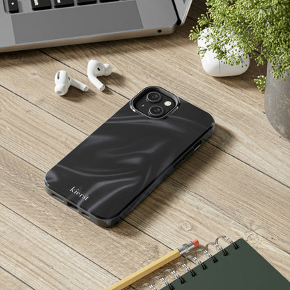 Printed Black Silk Case-Mate