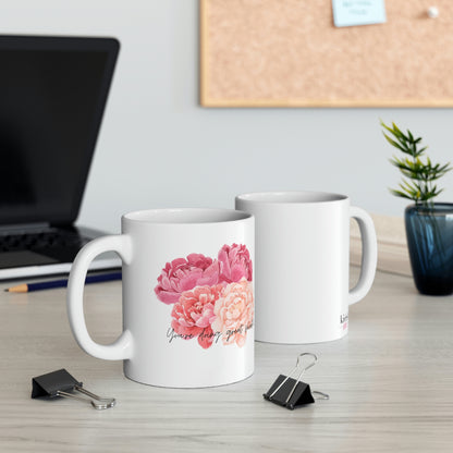 Peonies Sweetie Mug 11oz