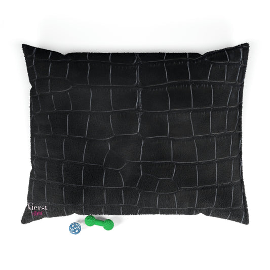 Crocodile Print Pet Bed