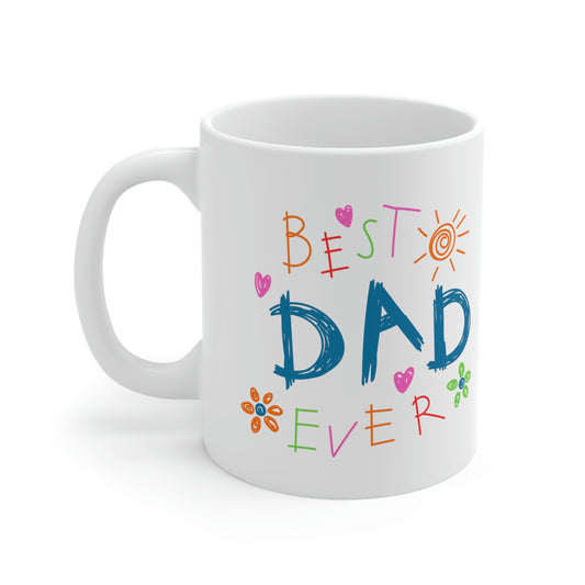 Best Dad Doodle Mug