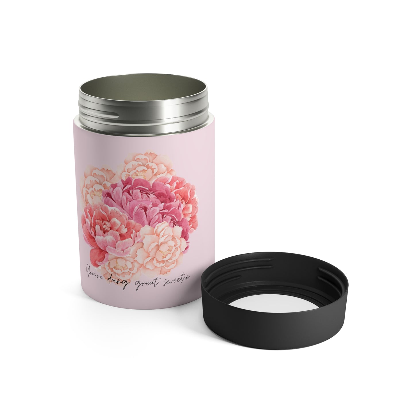 Doing Great Sweetie Bouquet Pink Can Holder