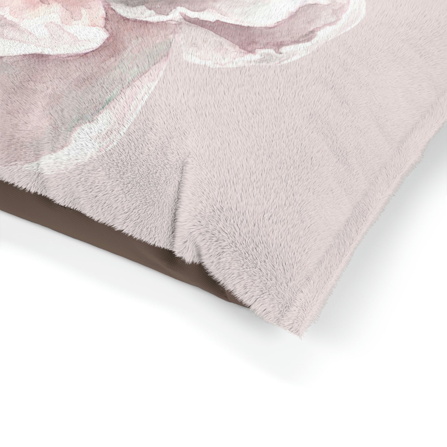 Watercolor Peony Pet Bed