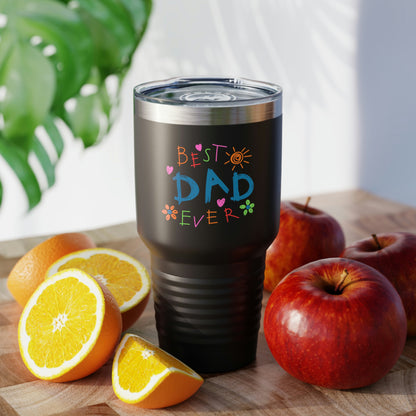 Best Dad Doodle Tumbler, 30oz