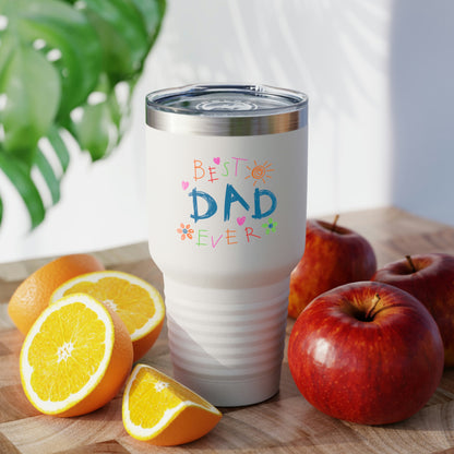 Best Dad Doodle Tumbler, 30oz