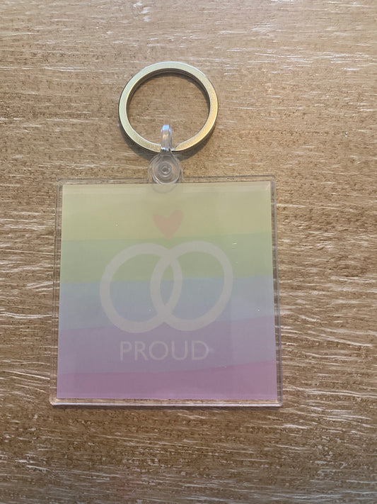 PROUD Keychain - createdbykierst