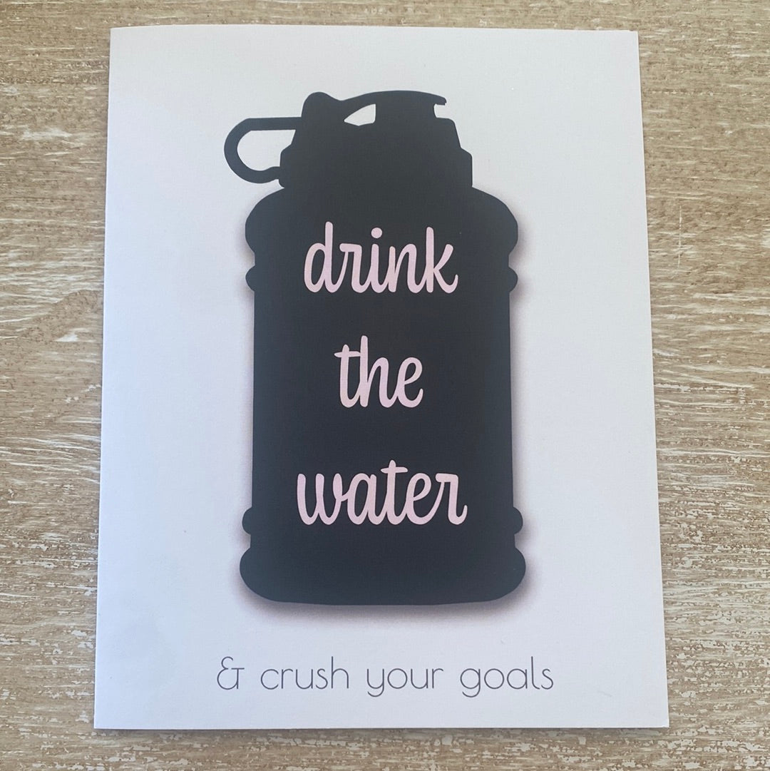 Water Goals Card - createdbykierst