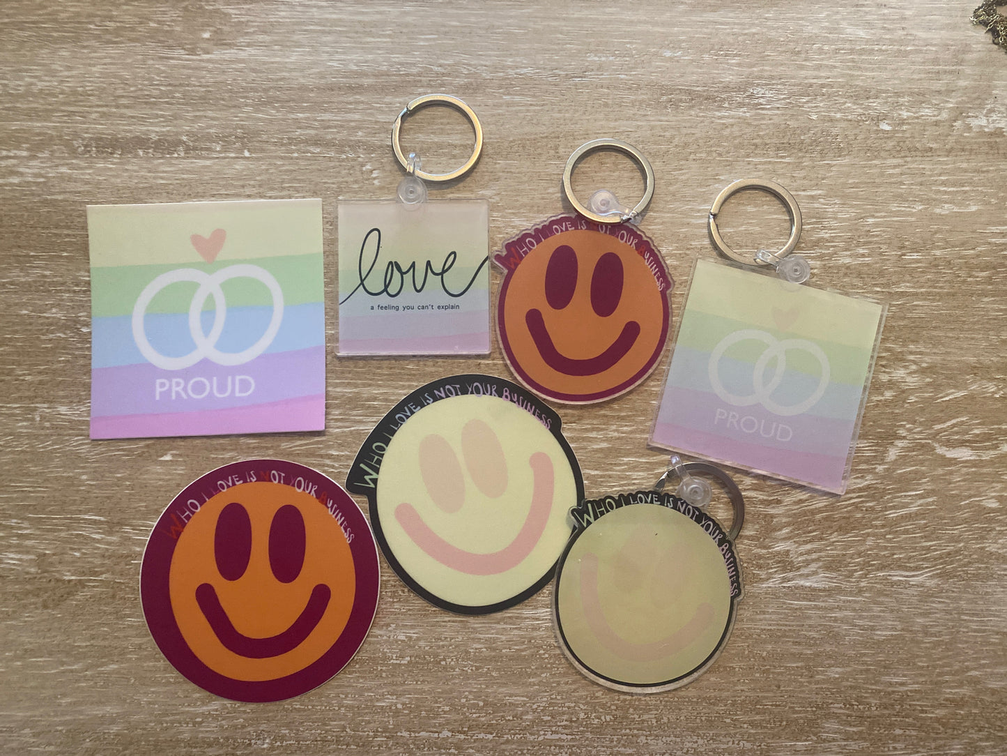 Who I Love Keychain - createdbykierst