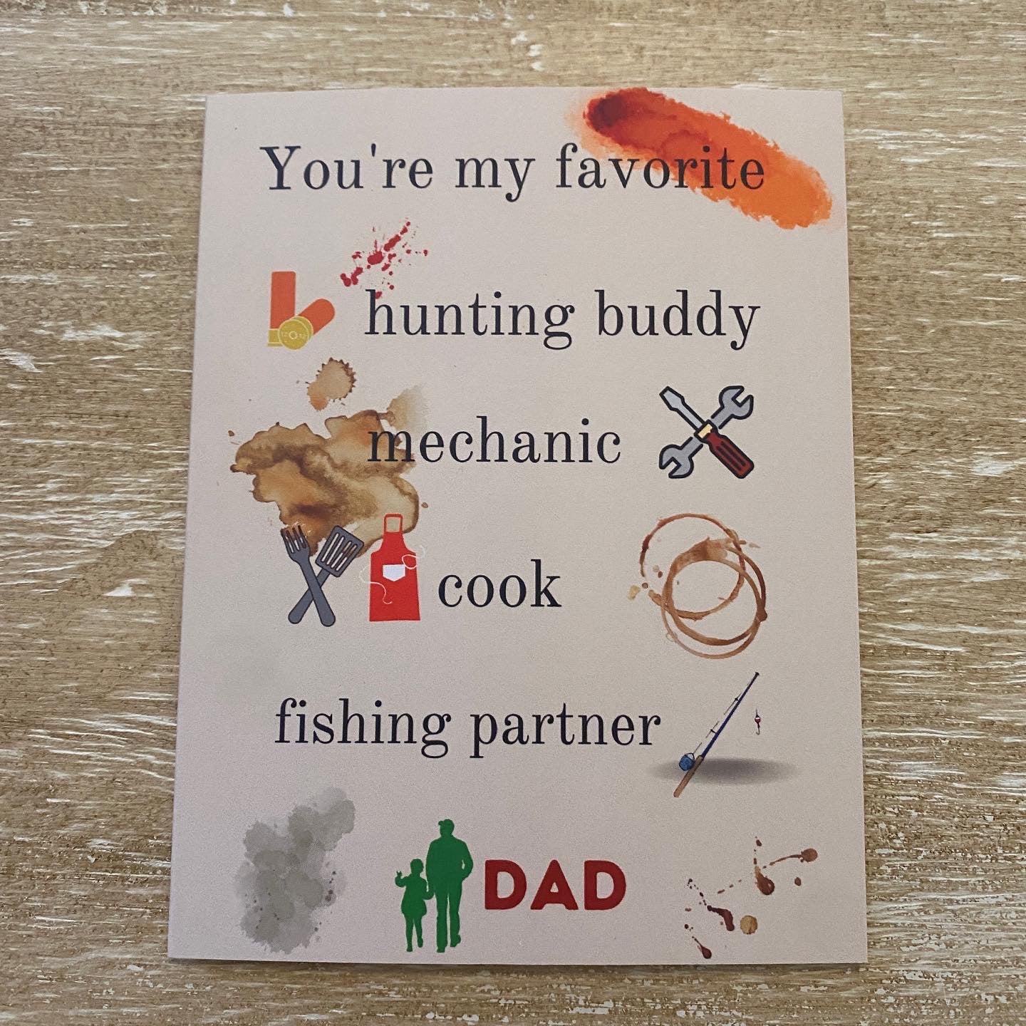 Favorite Dad Card - createdbykierst