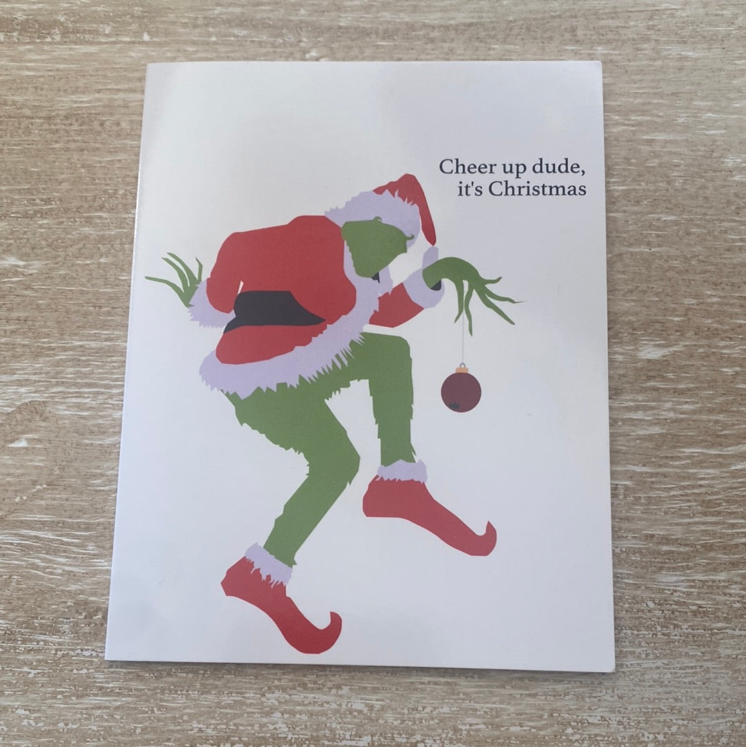 Cheer Up Dude Christmas Card - createdbykierst