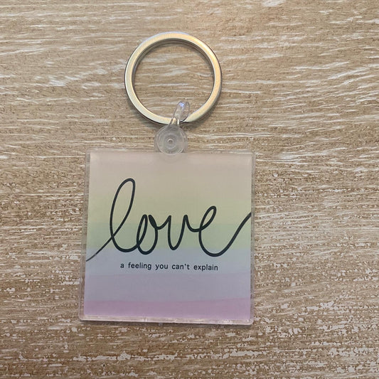 Love Keychain - createdbykierst